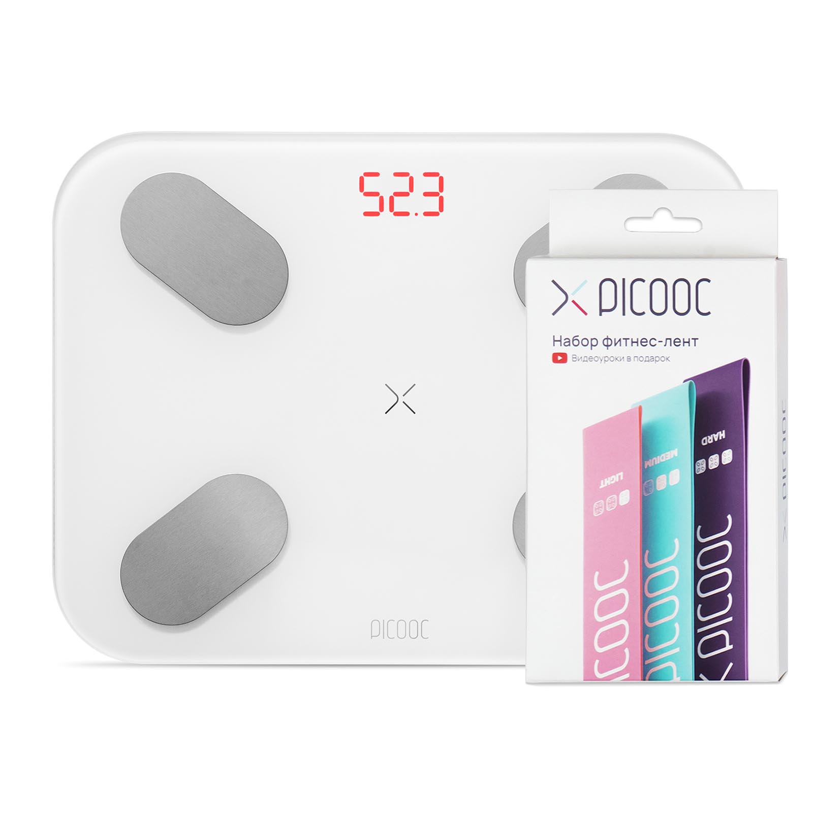 Купить Умные весы Picooc S1 Pro V2 (Bluetooth, 34x26 см) недорого в ...